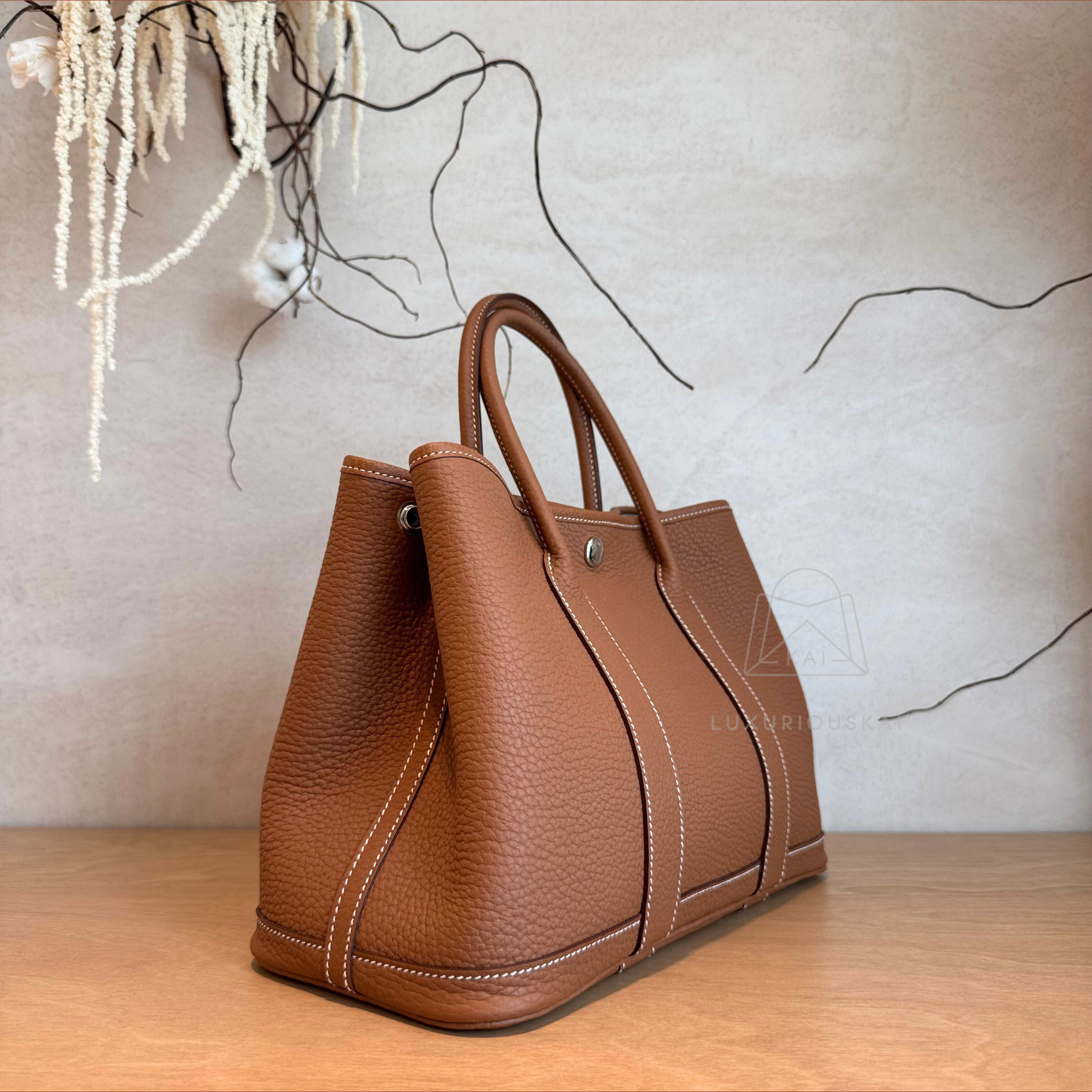 Hermès Garden Party 30 Gold