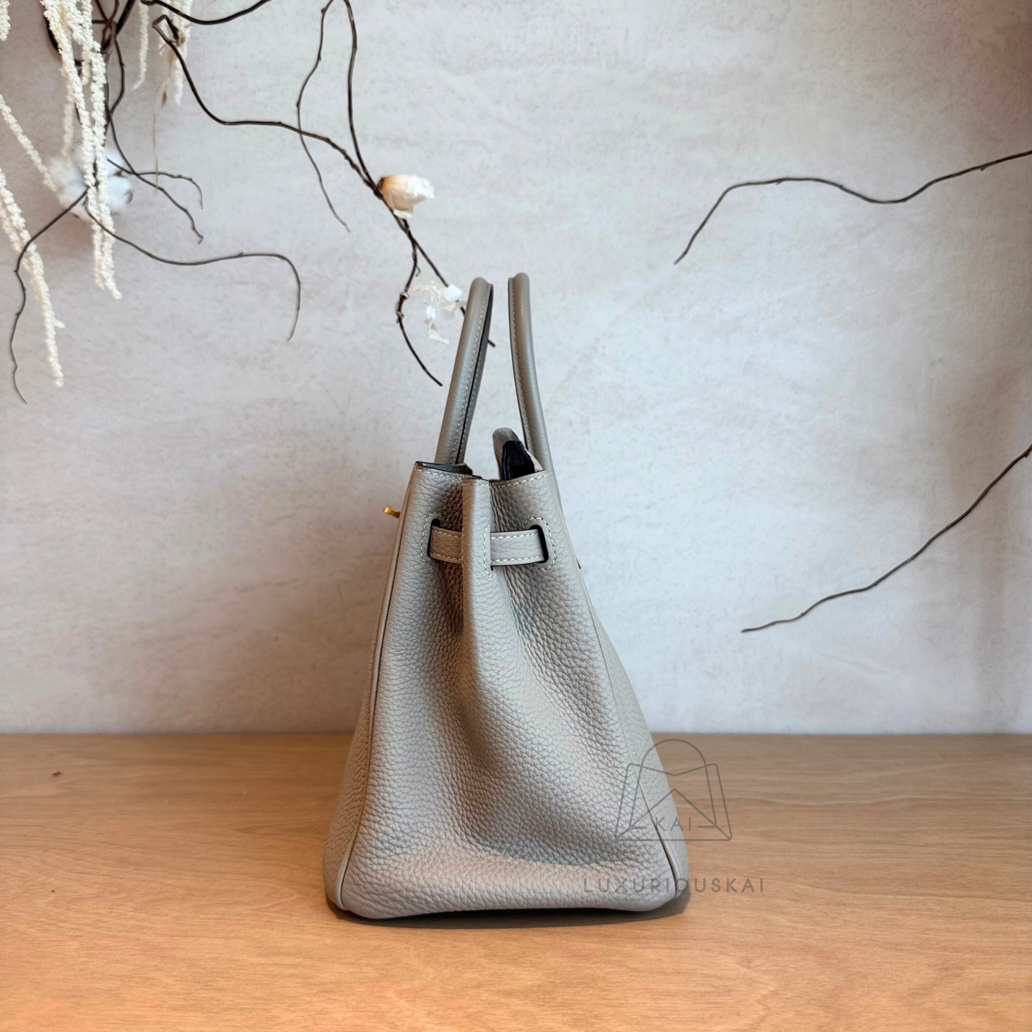 [PRELOVED] Hermès Birkin 25 Gris Asphalt (Gold Hardware)
