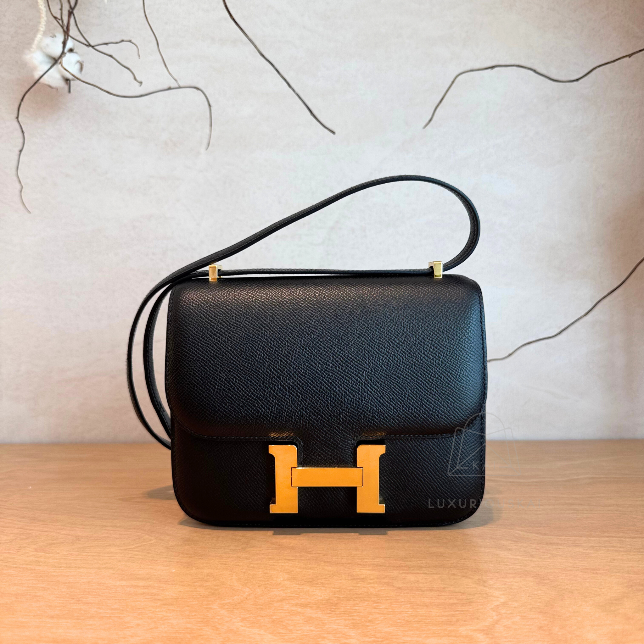 [PRELOVED] Hermès Constance 18 Black (Gold Hardware)