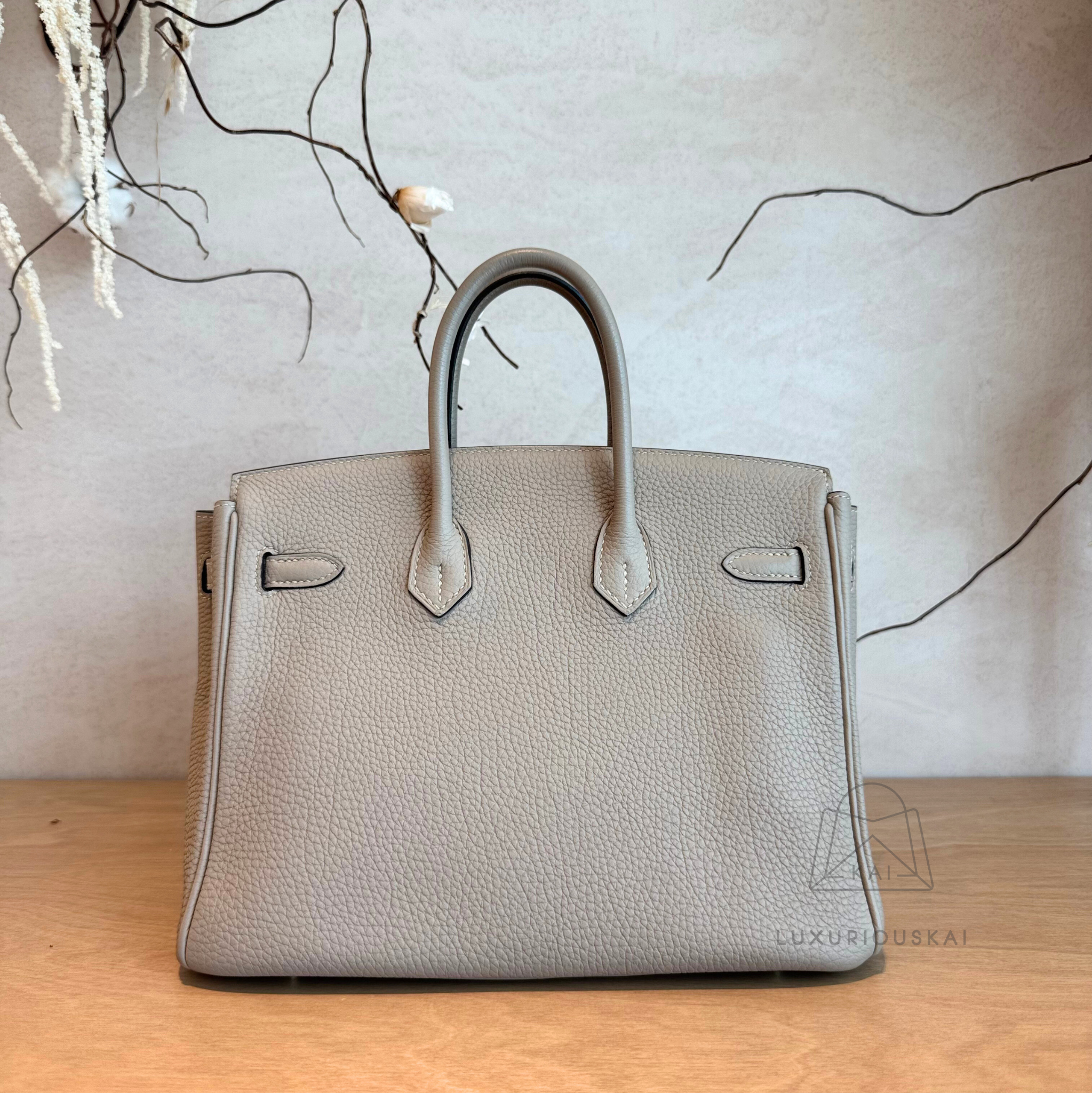 [PRELOVED] Hermès Birkin 25 Gris Asphalt (Gold Hardware)