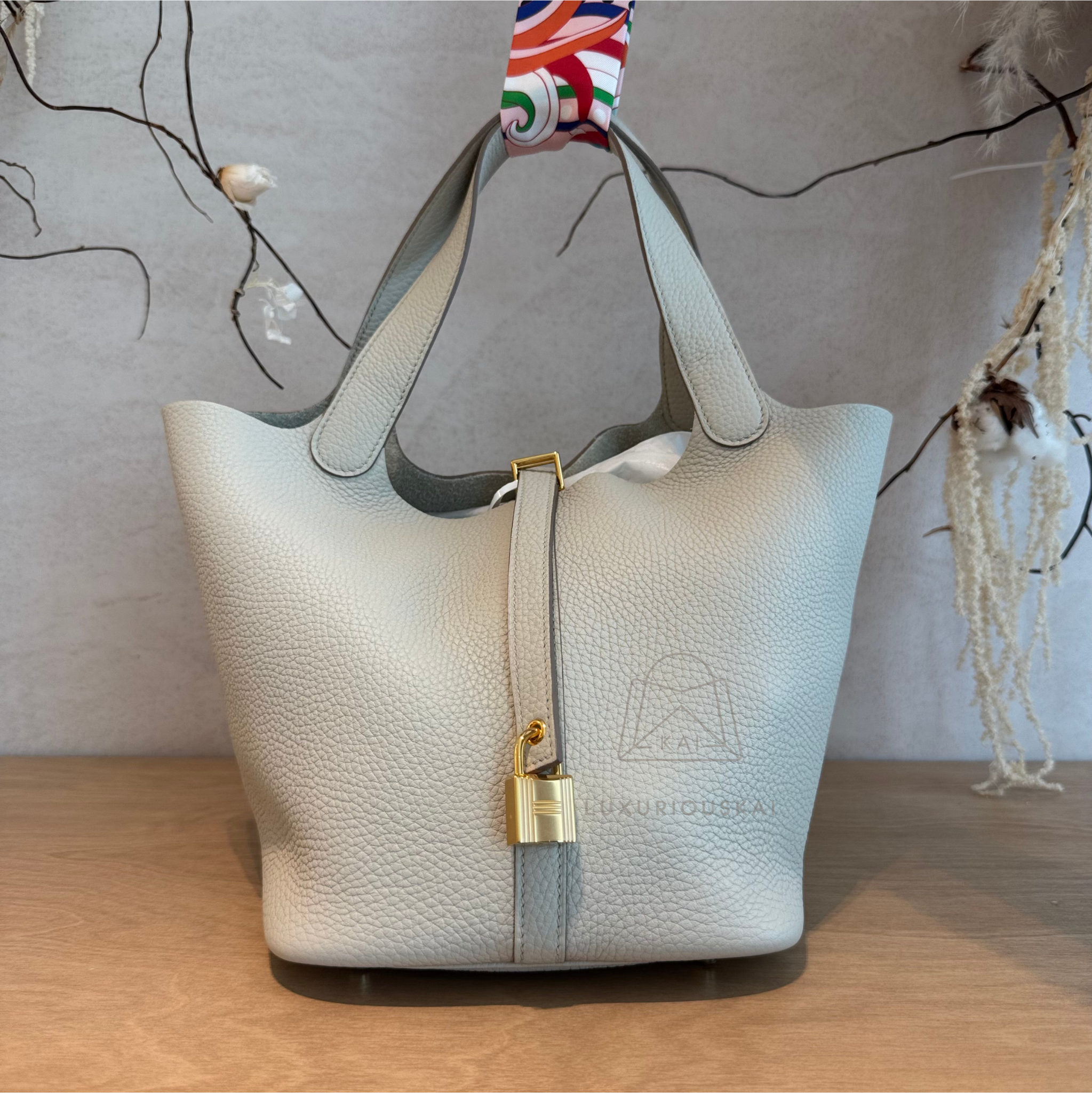 Hermès Picotin 22 Beton (Gold Hardware)