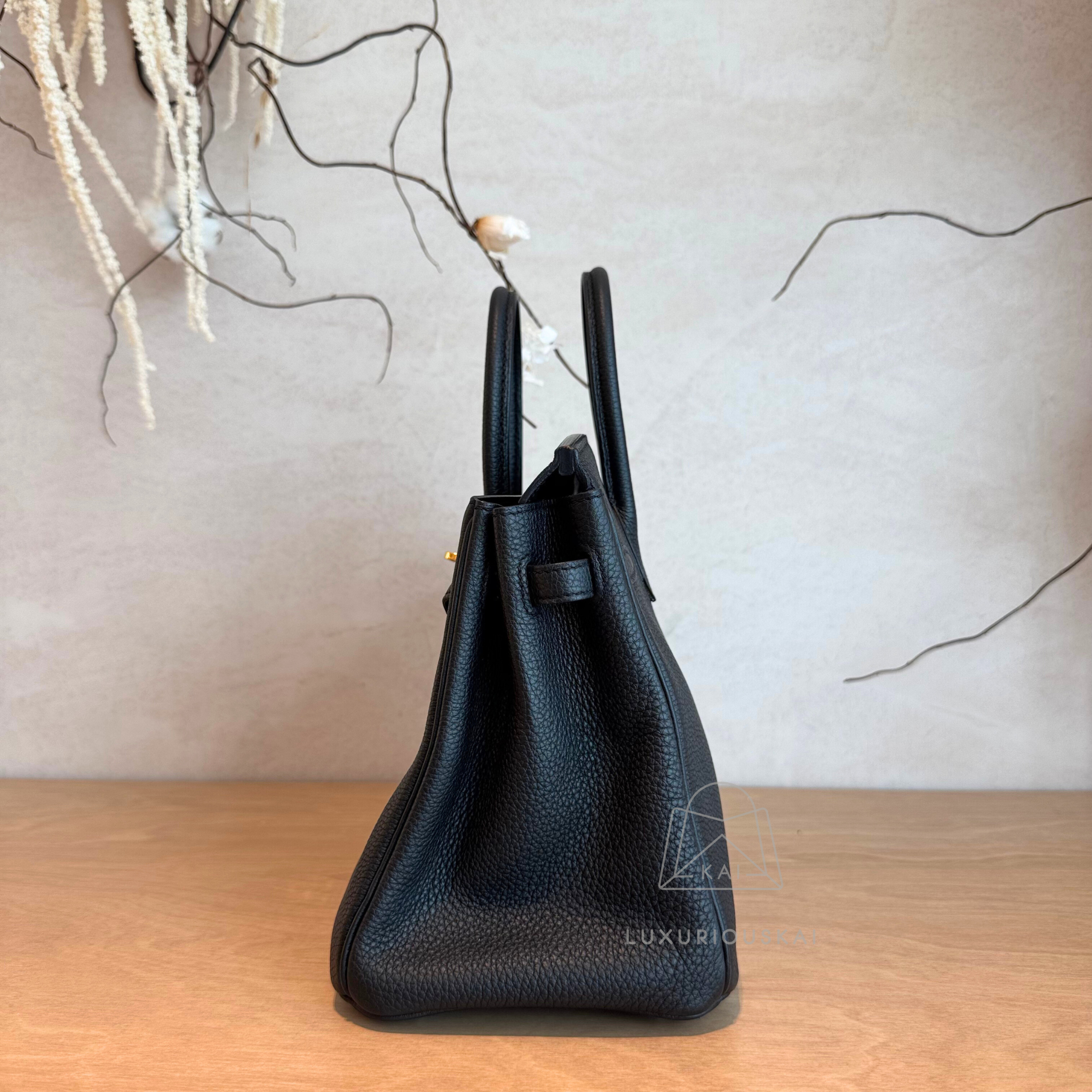 [PRELOVED] Hermès Birkin 25 Black (Gold Hardware)