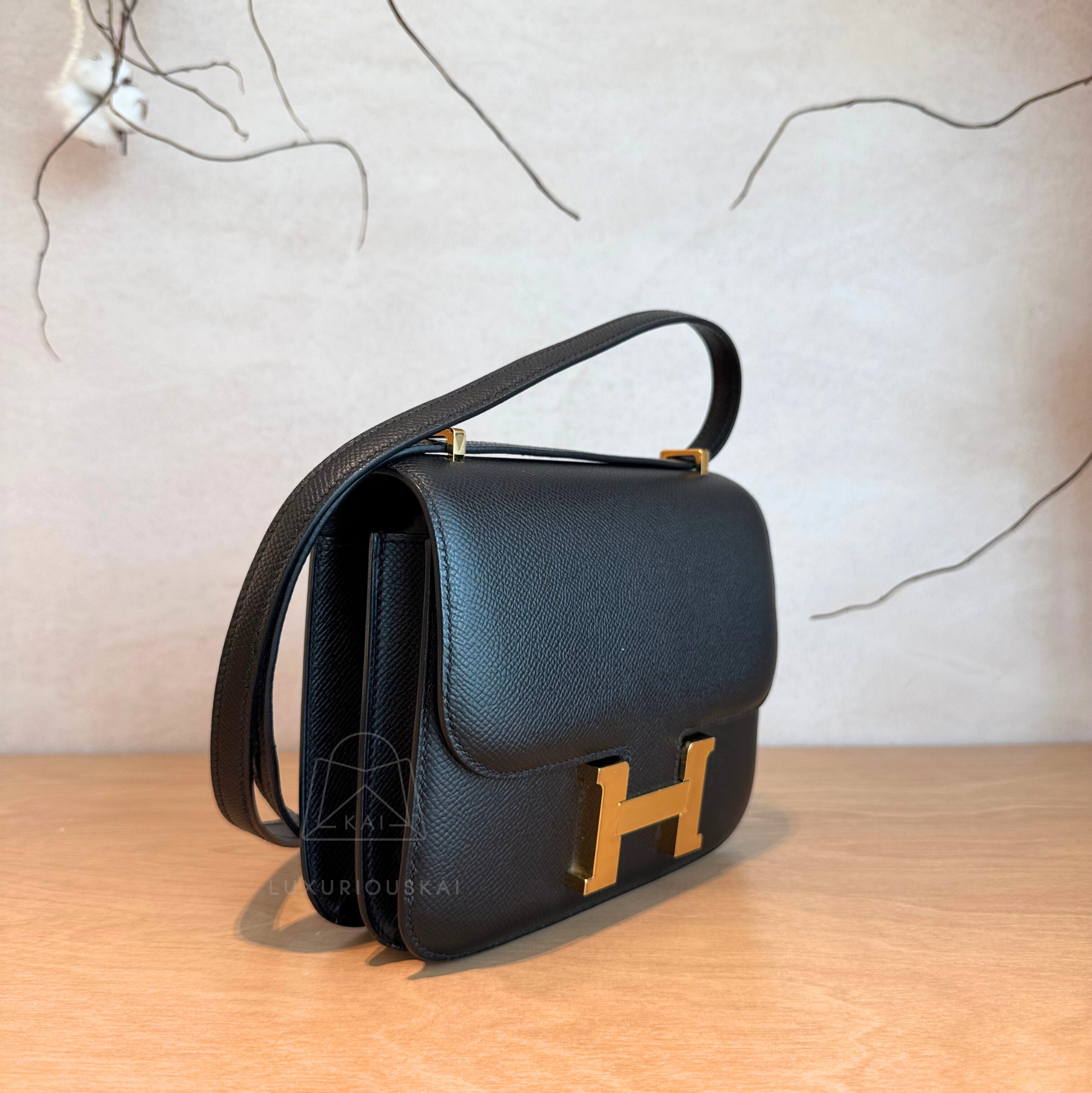 [PRELOVED] Hermès Constance 18 Black (Gold Hardware)