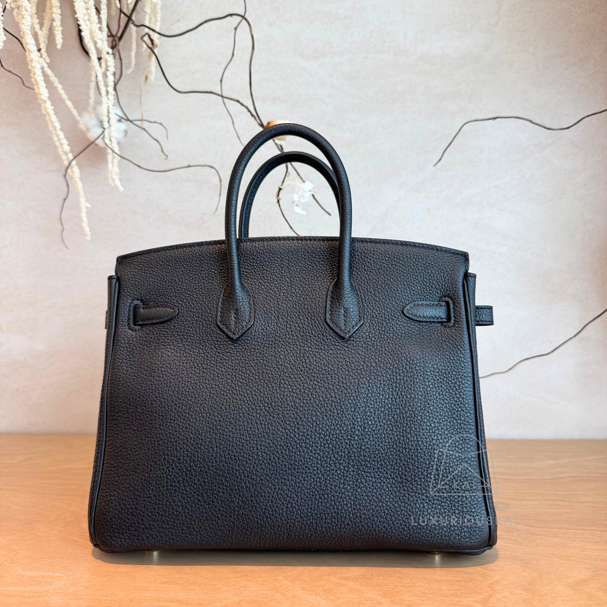[PRELOVED] Hermès Birkin 25 Black (Gold Hardware)