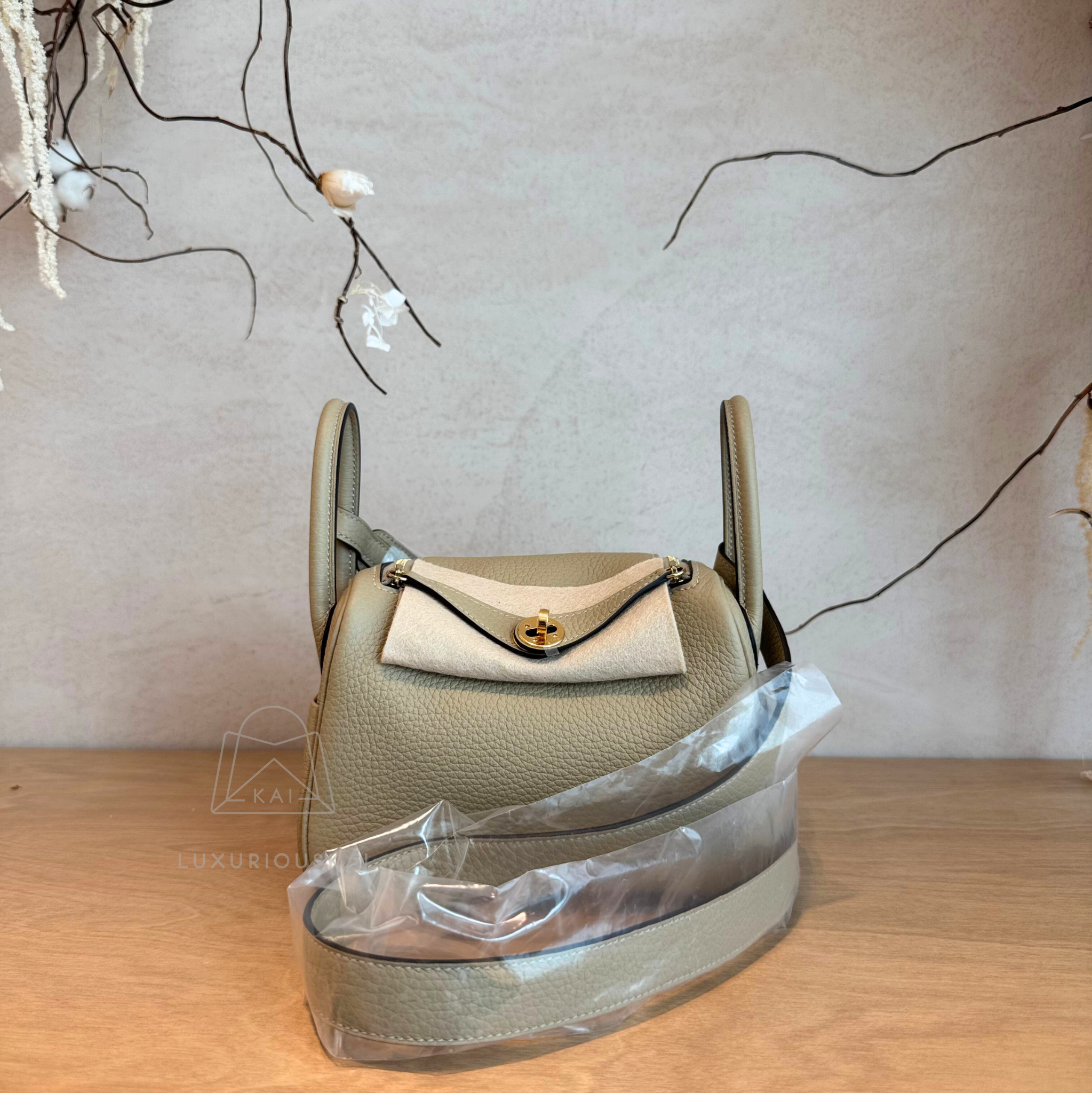 Hermès Mini Lindy 2 Trench (Gold Hardware)