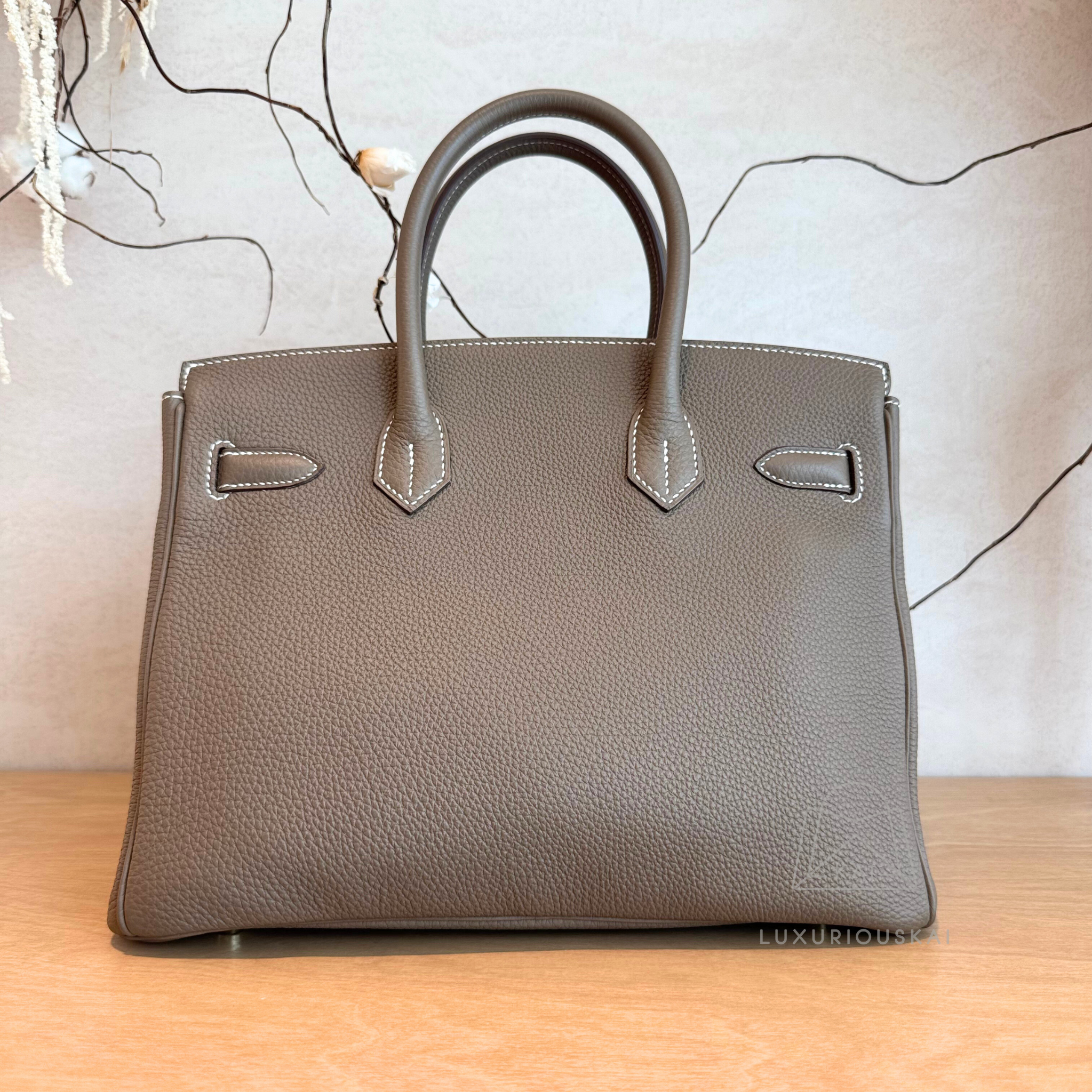 [PRELOVED] Hermès Birkin 30 Etoupe (Gold Hardware)