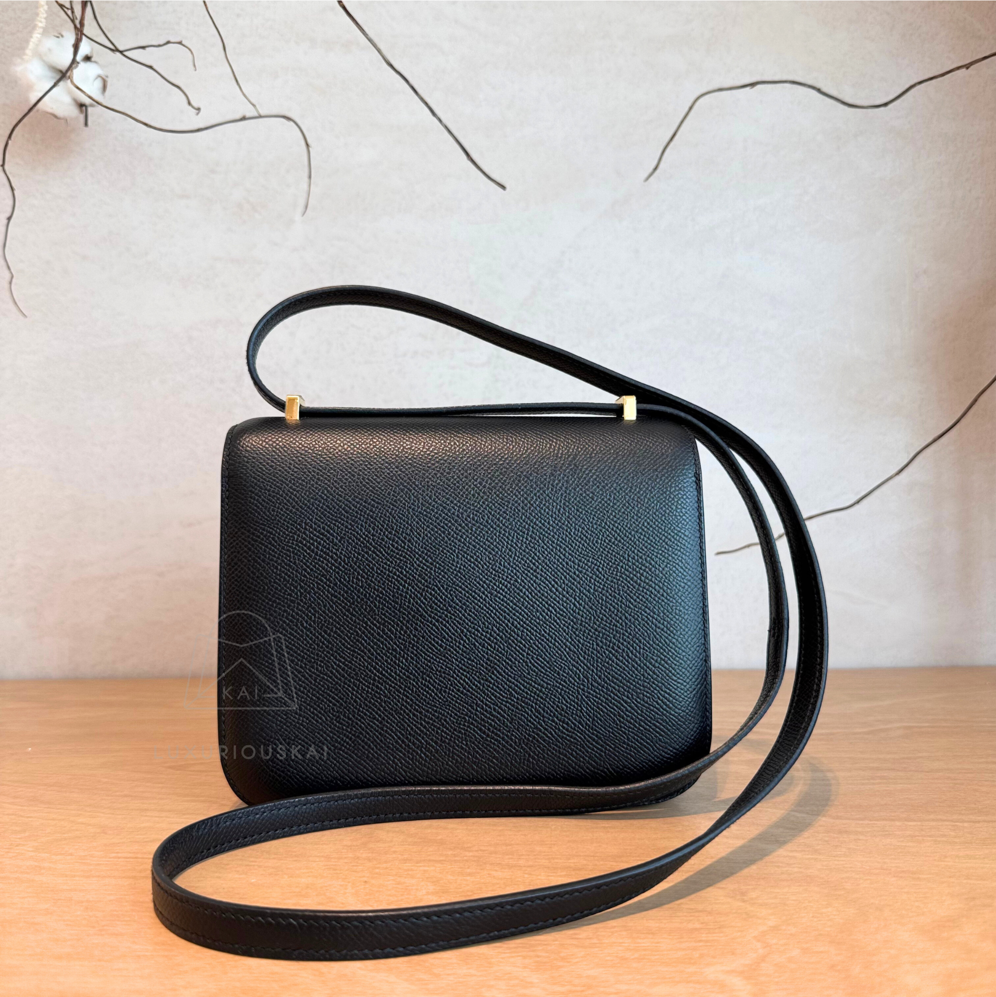 [PRELOVED] Hermès Constance 18 Black (Gold Hardware)