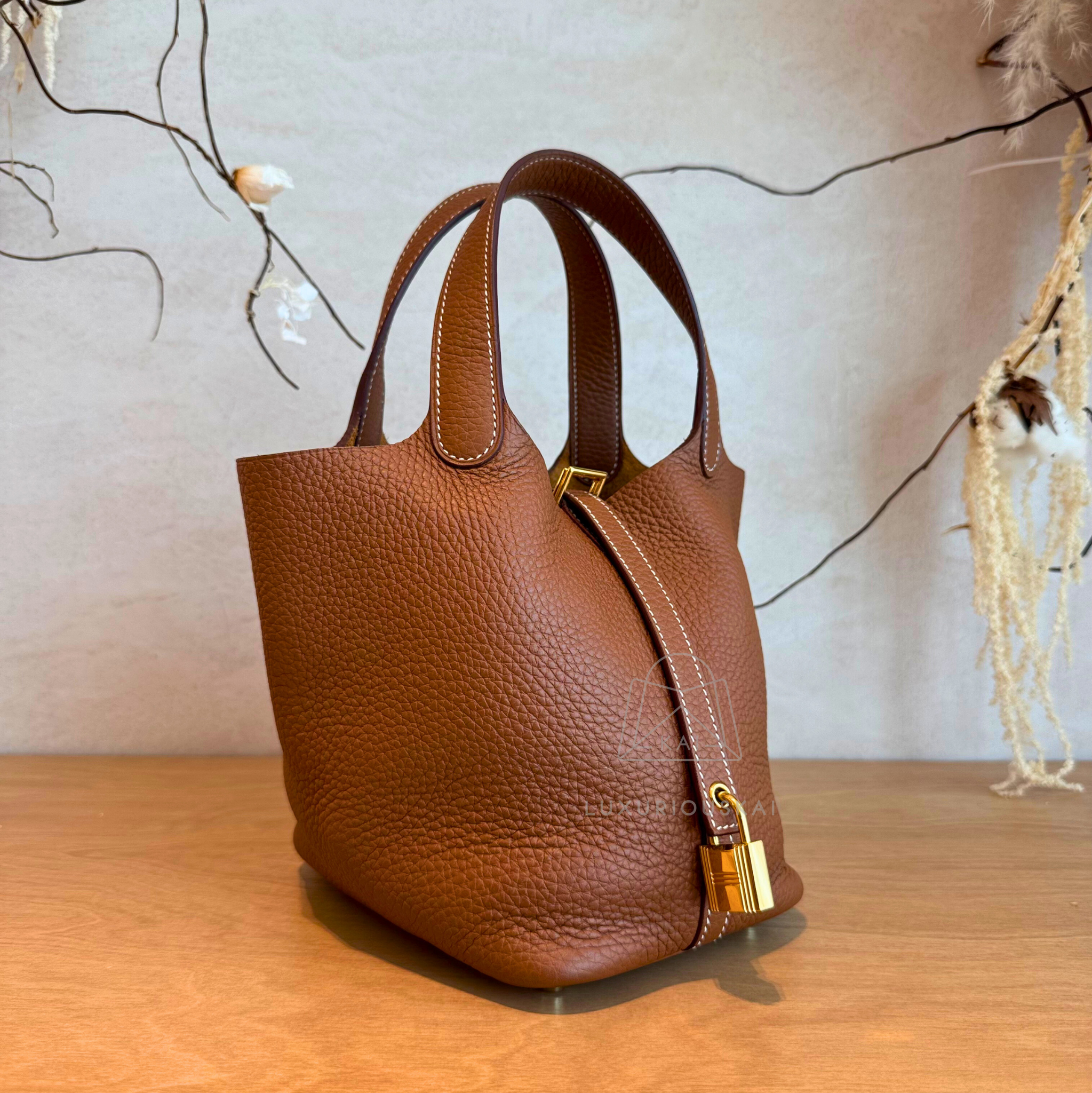 [PRELOVED] Hermès Picotin 18 Gold (Gold Hardware)