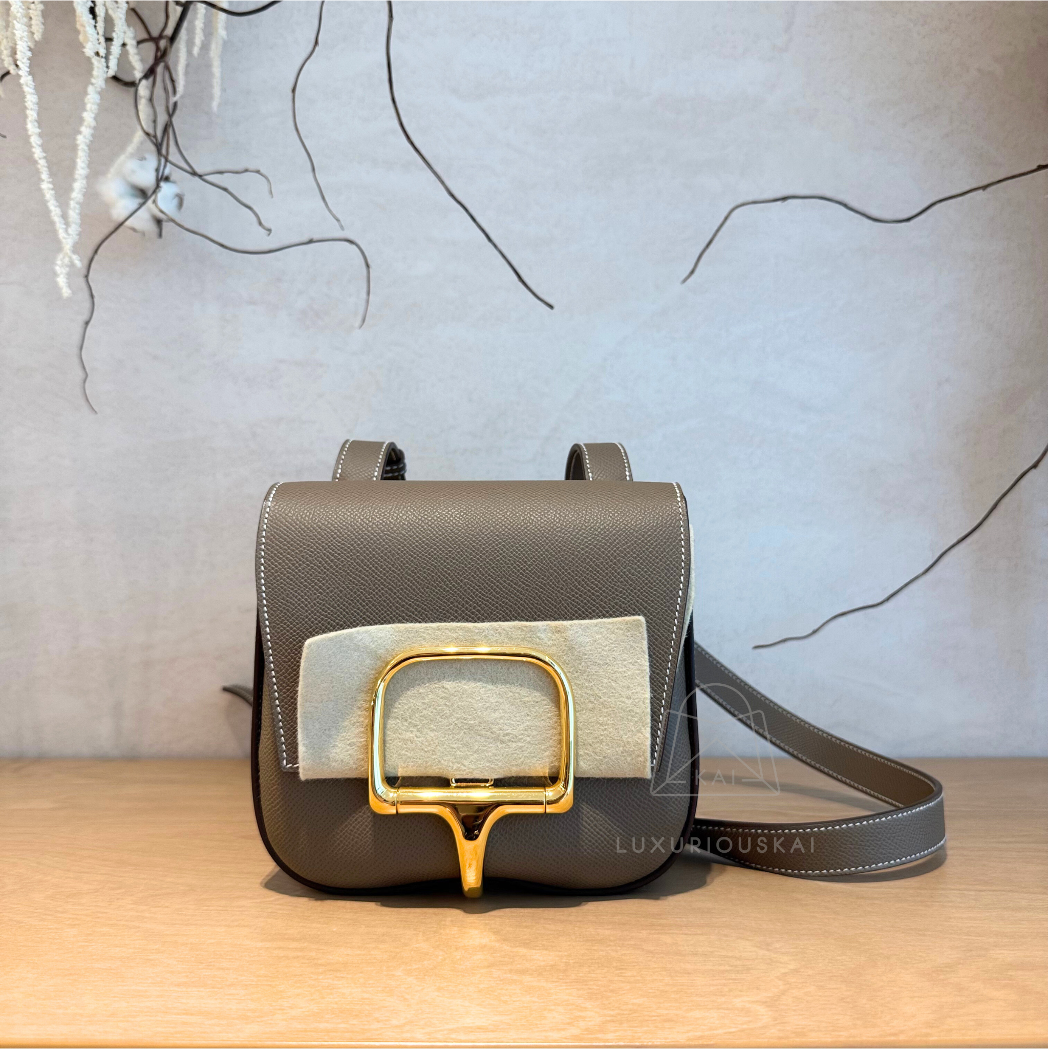 Hermès Della Etoupe (Gold Hardware)