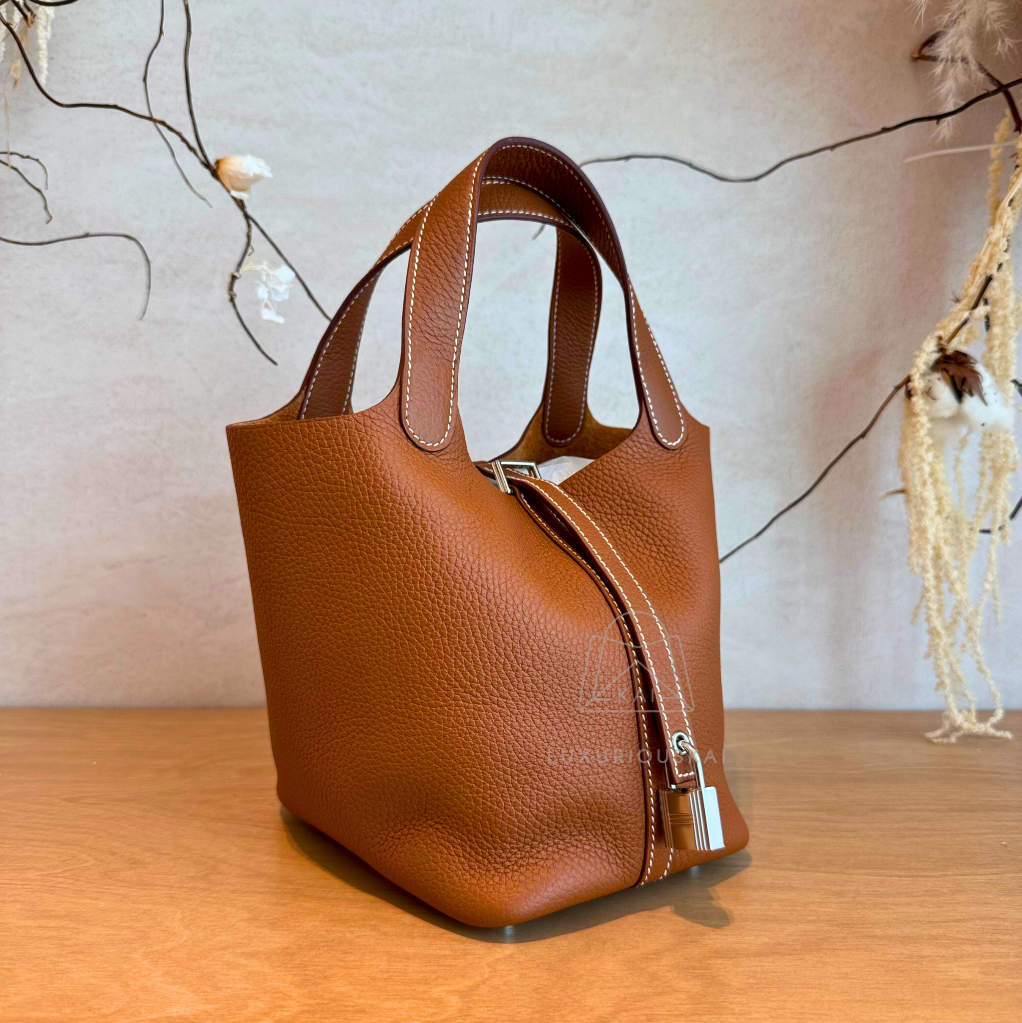 [PRELOVED] Hermès Picotin 18 Gold (Palladium Hardware)