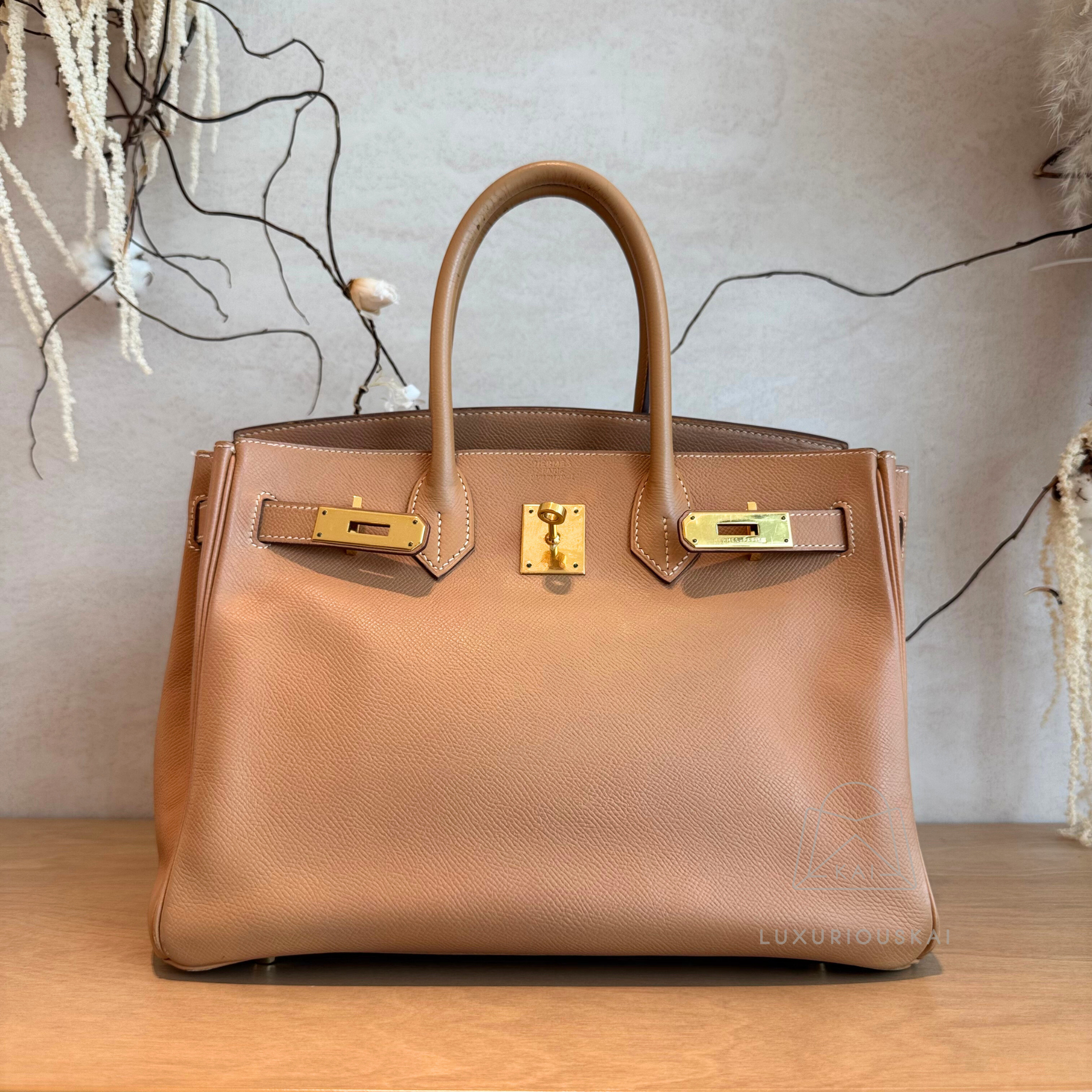 [PRELOVED] Hermès Birkin 30 Natural Epsom Vintage (Gold Hardware)