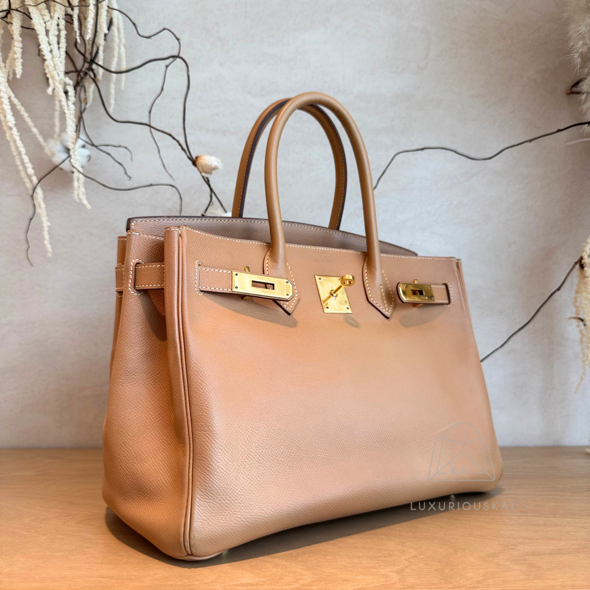 [PRELOVED] Hermès Birkin 30 Natural Epsom Vintage (Gold Hardware)