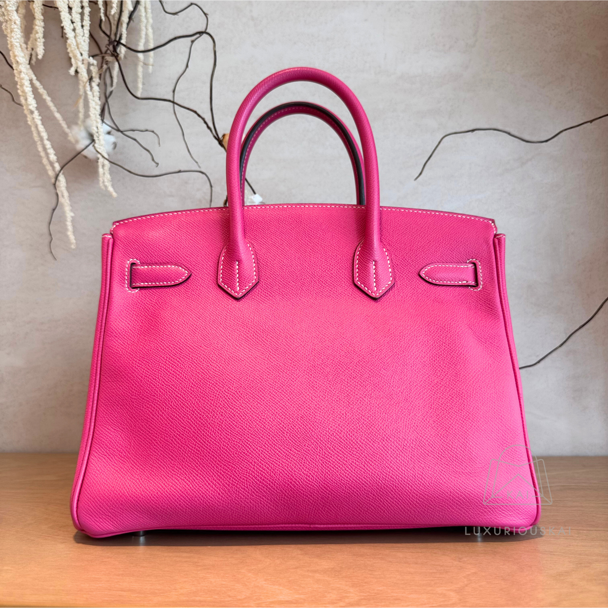 [PRELOVED] Hermès Birkin 30 Rose Tyrien (Palladium Hardware)