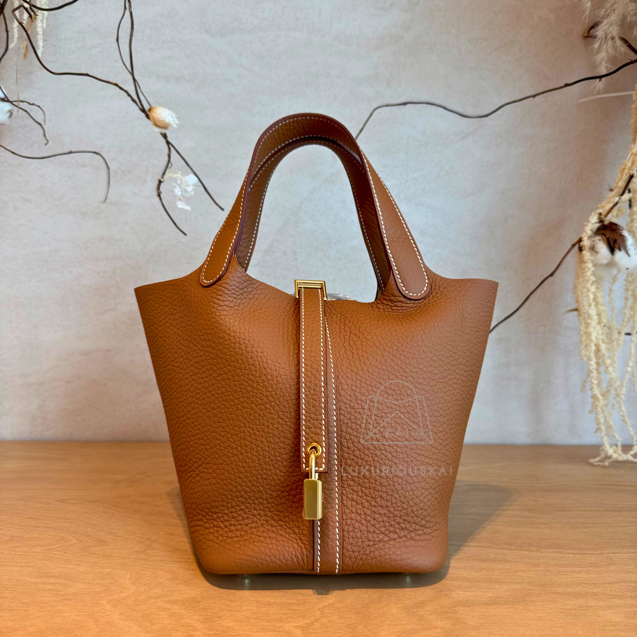 Hermès Picotin 18 Gold (Gold Hardware)