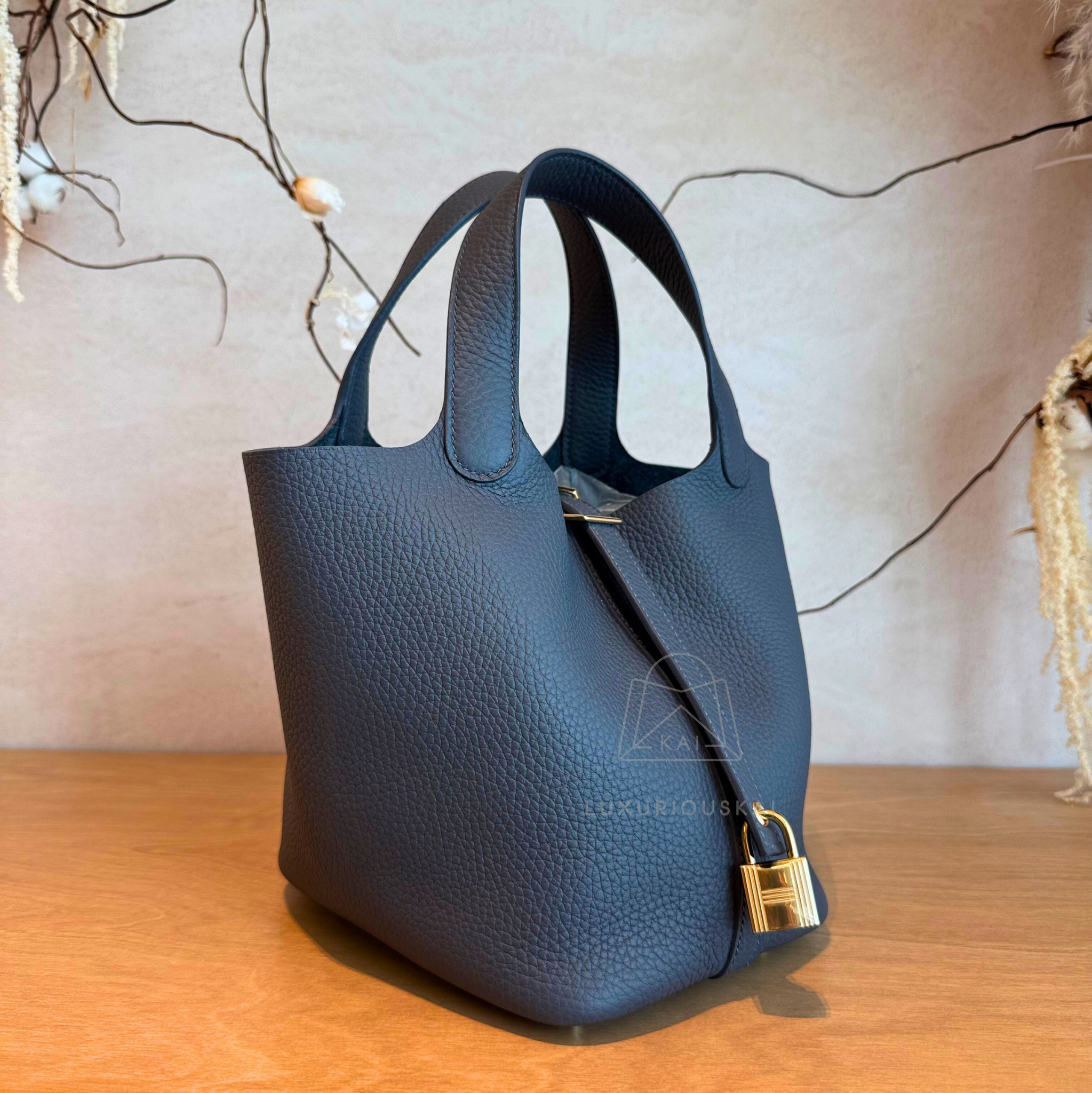 Hermès Picotin 18 Ardoise (Gold Hardware)