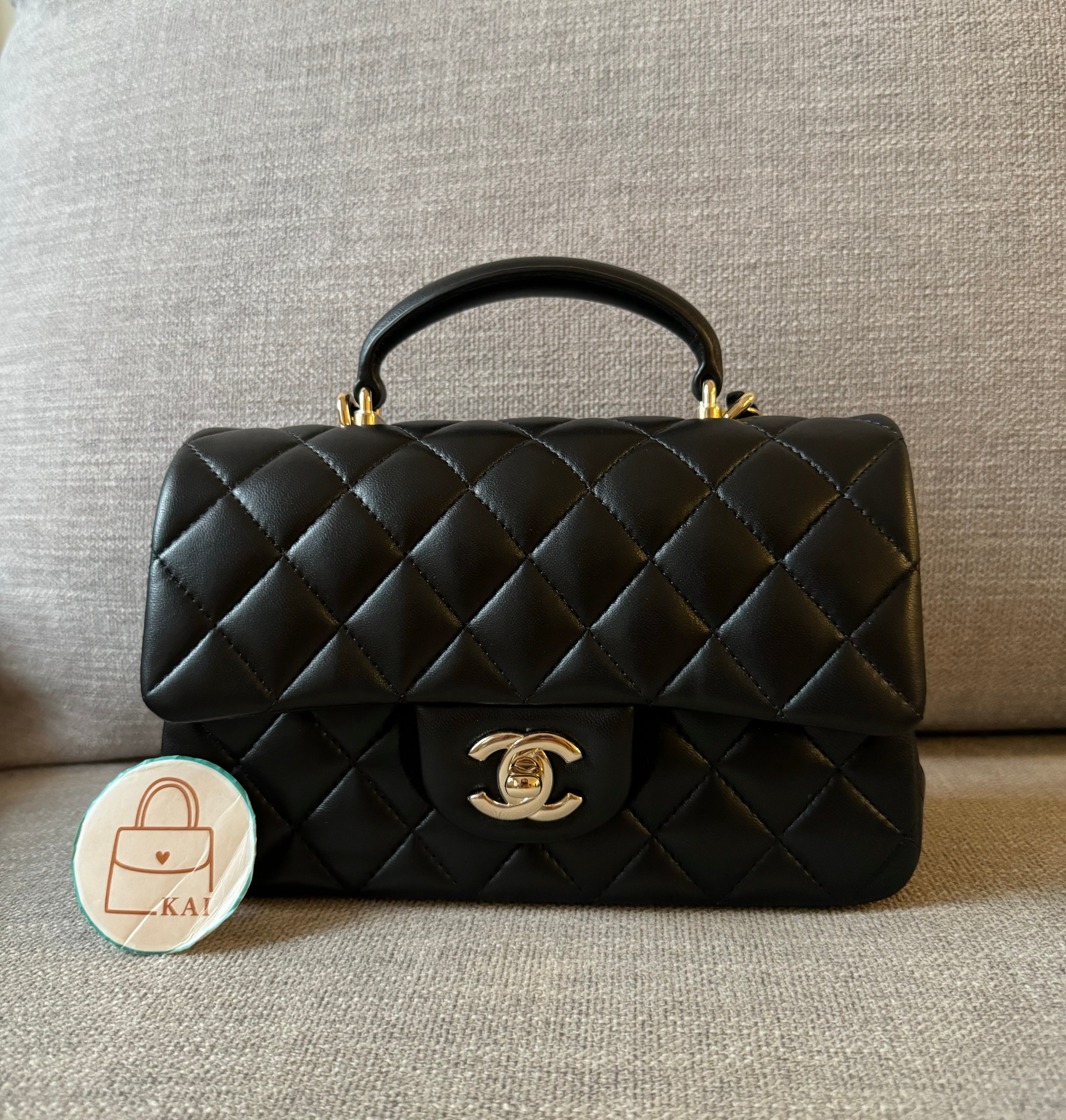 Chanel top handle mini rectangular